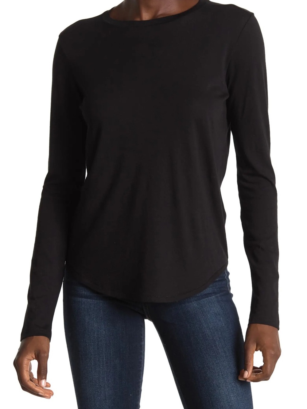 Vince Little Boy Long Sleeve Crew Neck Top